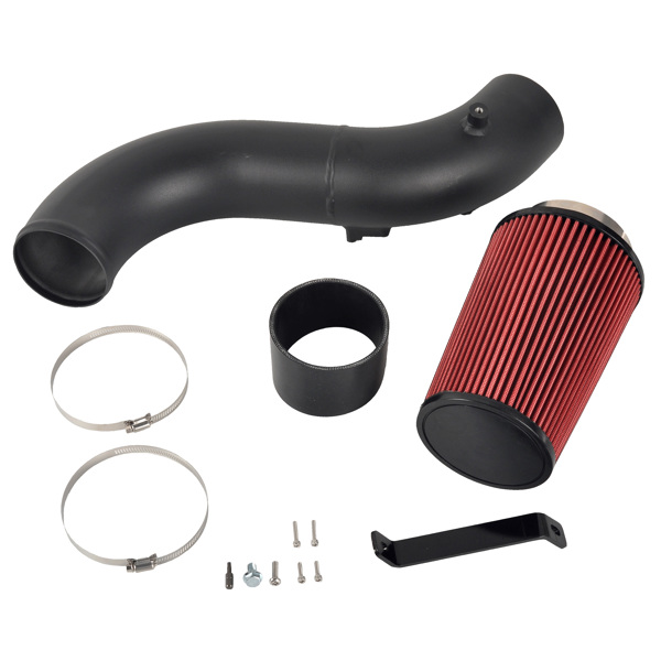 进气套件 Fit For 2013-2016 GMC 6.6L aluminum tube corrugated paint red air fi MT020034（禁售亚马逊 & TEMU）(不支持无理由退货)-2