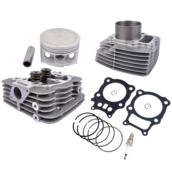 气缸套件 Cylinder Head Piston Gasket Kit 13101-HN5-670 12100-HN5-670 for Honda FourTrax Rancher 350 2X4, 350 ES 2X4, 350 ES, 350 2000-2006 13102-HN5-670 13103-HN5-670 MK1000988-4