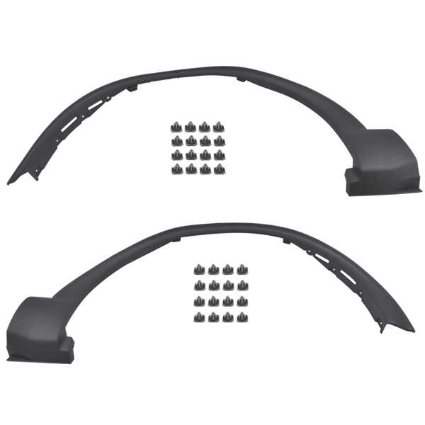 轮眉 2Pcs Front Fender Flares Moulding Wheel Trim RH LH for Ford Explorer 2020 2021 FO1291139-1