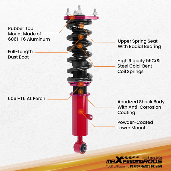适用于Lexus GS300 98-05 GS400 98-00 GS430 01-05的MaXpeedingrods 避震器-3