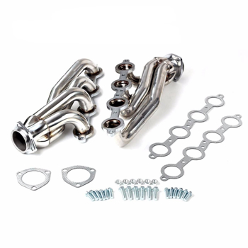 Exhaust Header Chevy LS1 LS2 LS3 LS6 LS7 Shorty Chevelle Camaro MT001066（禁售temu&亚马逊）(不支持无理由退货)