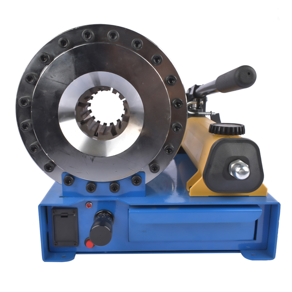 液压管缩机 Hydraulic Hose Crimper Machine Pipe Clamping Machine w/ 9 Sets Dies 5600KN New-5