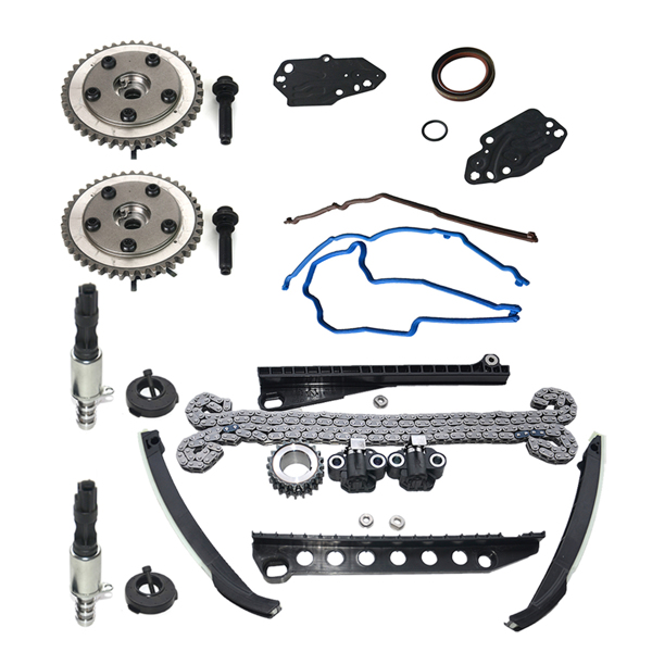 正时修理包 Timing Chain Kit & Cam Phaser & VVT Solenoids for Ford F-150 F-250 F-350 5.4L V8-5