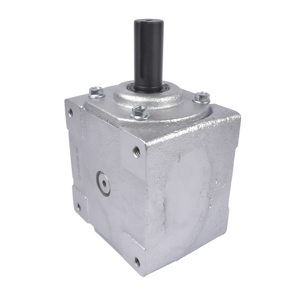 直角齿轮箱 40 HP Right Angle Bevel Gearbox with 2 Keyed Shafts CW/CW 1:1 #19455-SR-KW-KW-GR-6