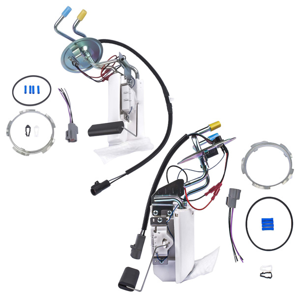 燃油泵总成套装 2x Front & Rear Fuel Pumps F4TZ9A407C E2059MN for Ford F-150 F-250 F-350 F6TZ9A407AA F6TZ9A407CA F6TZ9A407AB-2