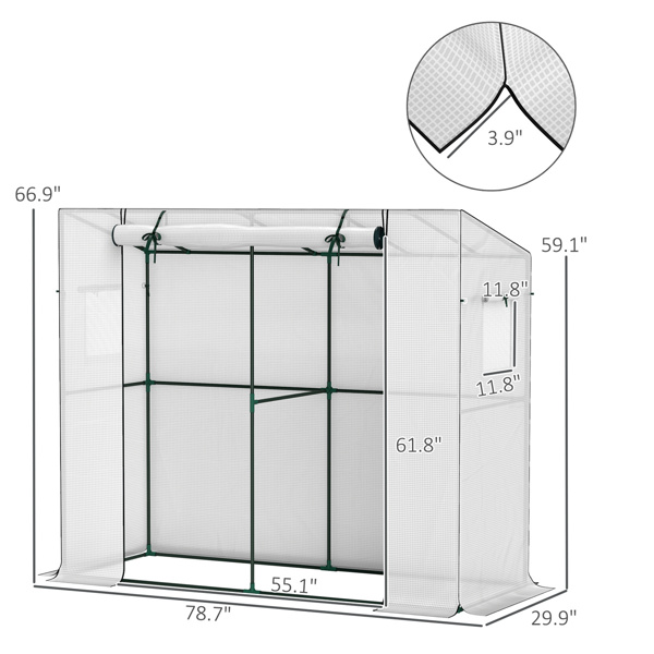 mini 温室棚 （ Amazon Shipping）（WalMart禁售）（周末不发货）-2