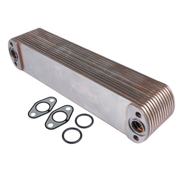 机油冷却器 Engine Oil Cooler w/ Gaskets for Cummins 15L ISX QSX QSX15 ISX15 2008-2015 Diesel Engine 4965487-2