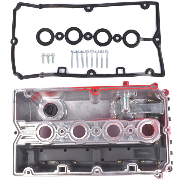 气门室盖 Aluminum Red Valve Cover & Gasket for Pontiac G3 Chevy Cruze Sonic Aveo Aveo5 Saturn Astra 1.6 1.8L 2008-2018 55558673, 55564395-5