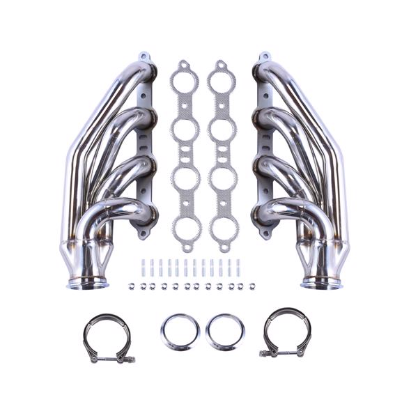 EH28941 Exhaust Manifold Header for Chevy LSX LS1 LS2 LS3 LS6 1-3/4 MT001044（禁售亚马逊）(不支持无理由退货)-1