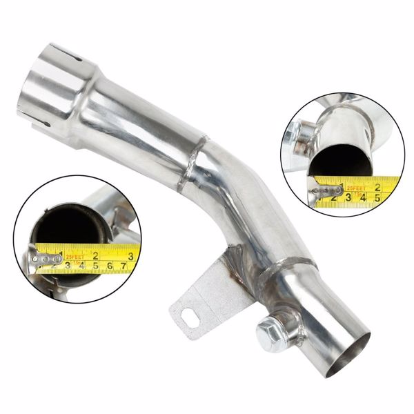 排气管 Exhaust Downpipe for YAMAHA Y Middle YZF-R6 R600 2006-2019 MT001114（禁售亚马逊）(不支持无理由退货)-3