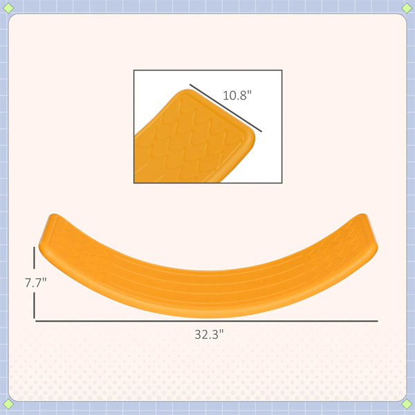 橙色平衡板，32.3英寸 （amazon shipping-发货，WALMART禁止销售）-3