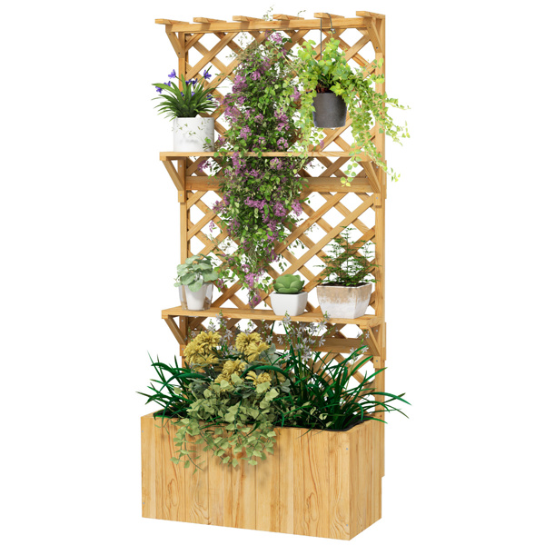 高架花园床/阳台植物支架 （ Amazon Shipping）（WalMart禁售）（周末不发货）-5