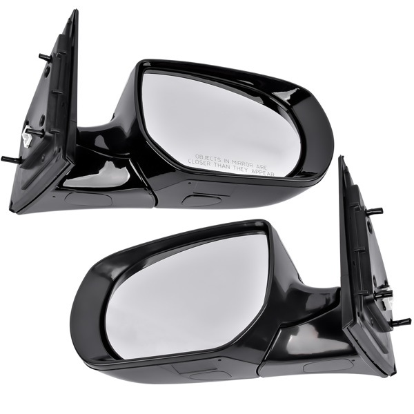 后视镜 2Pcs White Mirrors Left + Right Heated Signal for Hyundai Santa Fe Sport 2013-2018 876104Z005, 876204Z005-4