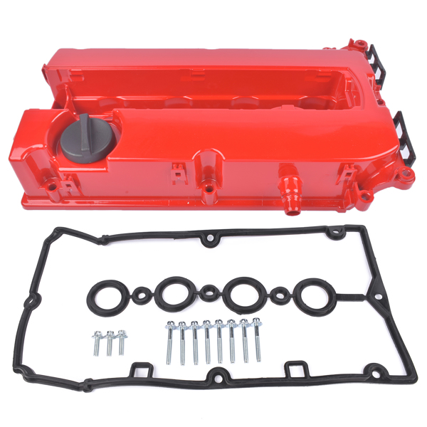 气门室盖 Aluminum Red Valve Cover & Gasket for Pontiac G3 Chevy Cruze Sonic Aveo Aveo5 Saturn Astra 1.6 1.8L 2008-2018 55558673, 55564395-1