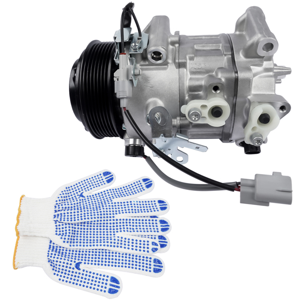 汽车空调压缩机 A/C Compressor W/ Clutch For Toyota 2015-20 Highlander 2017-20 Sienna 3.5L V6-3