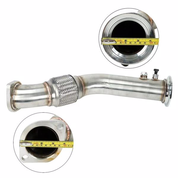 排气管 Exhaust Downpipe for BMW 535D 335D E90 E91 E92 E60 E61 Diesel M57 Turbo MT001116（禁售亚马逊）(不支持无理由退货)-2