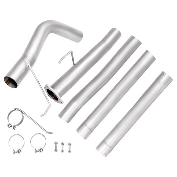 排气管 Exhaust Manifold Headers Dodge 2013-UP 4" RAM CHASSIS CAB CUMMINS 6.7L RACE PIPE KIT MT001227（禁售亚马逊）(不支持无理由退货)-2