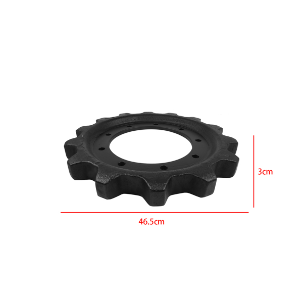 链轮 9 Bolt Holes 14 Teeth Drive Sprocket for Gehl Skid Steer Loader(s) CTL70 CTL75 08811-60110-7