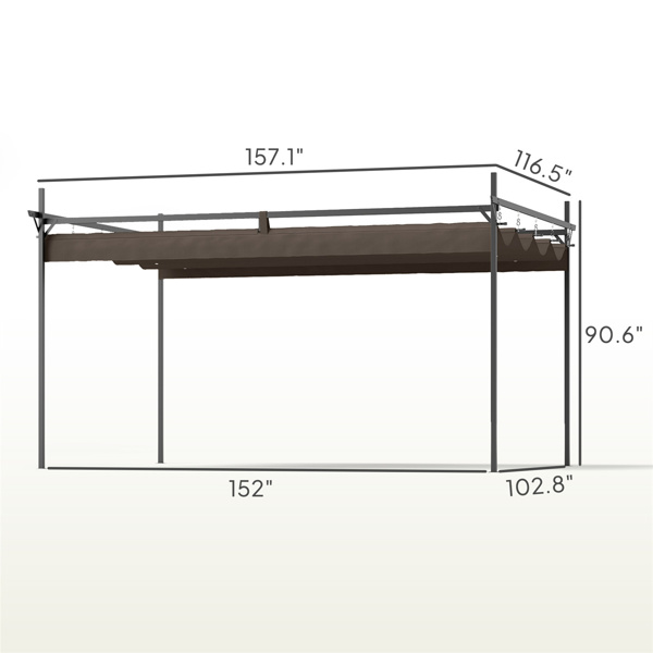 伸缩式凉棚 （ Amazon Shipping）（WalMart禁售）（周末不发货）-4