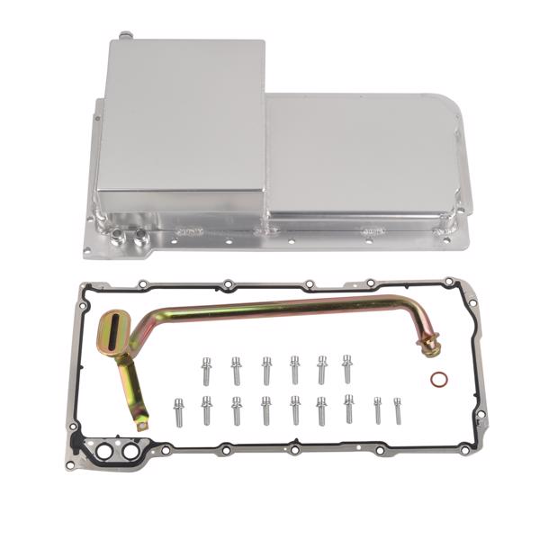 油底壳 Oil Pan LS1/LS2/LS3/LS6, Rear Sump，7-QT Silver MT024010（禁售亚马逊）(不支持无理由退货)-1