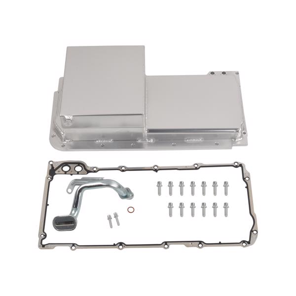 油底壳 Oil Pan LS1/LS2/LS3/LS6, Front Sump，7-QT silver MT024008（禁售亚马逊）(不支持无理由退货)-1