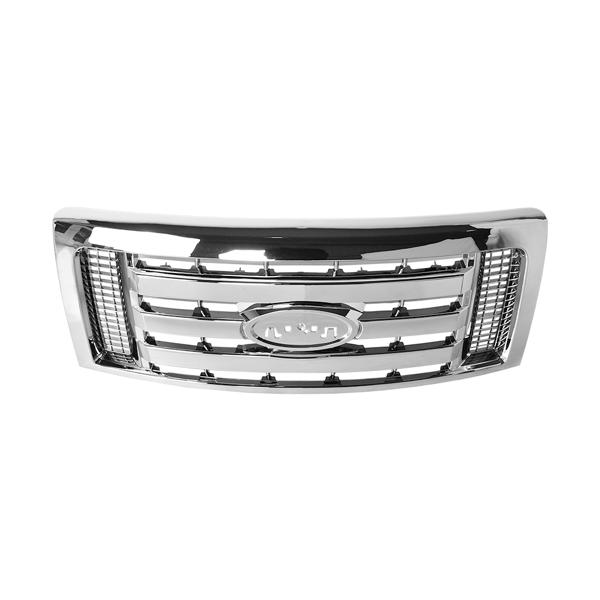 中网格栅  Middle grille 2009 – 2014 Ford F-150 9L3Z8200D plating MT046012 (禁售亚马逊）(不支持无理由退货)-1