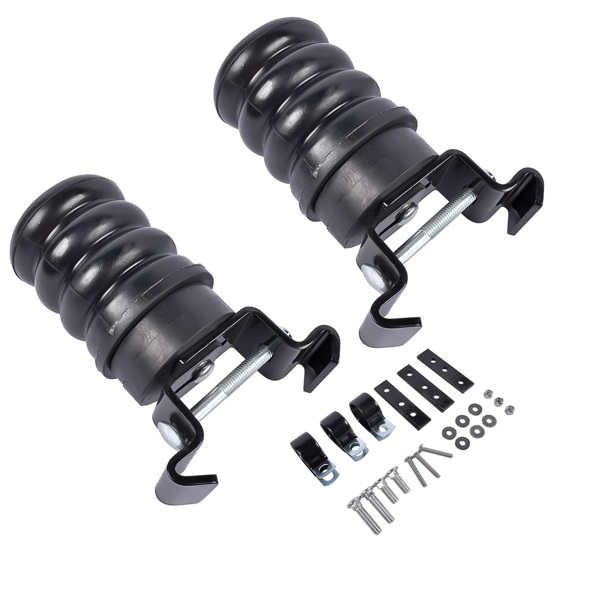 2X Rear Black Trailer Helper Springs for Trailer Axle GAWR 5000-8500 TSS-107-47-4