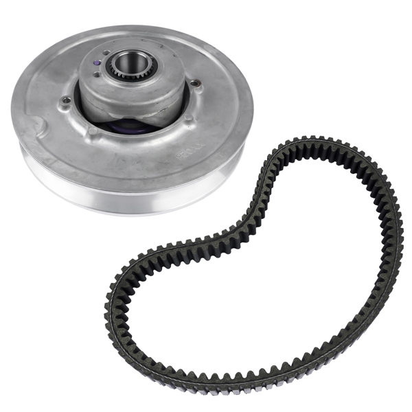 离合器 Secondary Driven Clutch with Belt for  2005-2018 Kawasaki Mule 600 610 SX KAF400 490940040 590110011-5