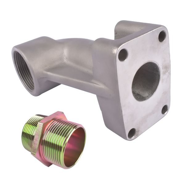 排气弯头 Stainless Steel Exhaust Bend Elbow for Yanmar GM 1GM 2GM 3HM 3YM30 3HM35F 2GMF 3HMF #128370-13610-2