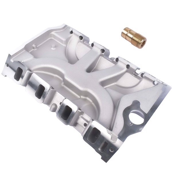 进气歧管 Intake Manifold Aluminum Dual Plane R1148 for Edelbrock 7105 FE 390 406 410 427 428 440-502-7256-7
