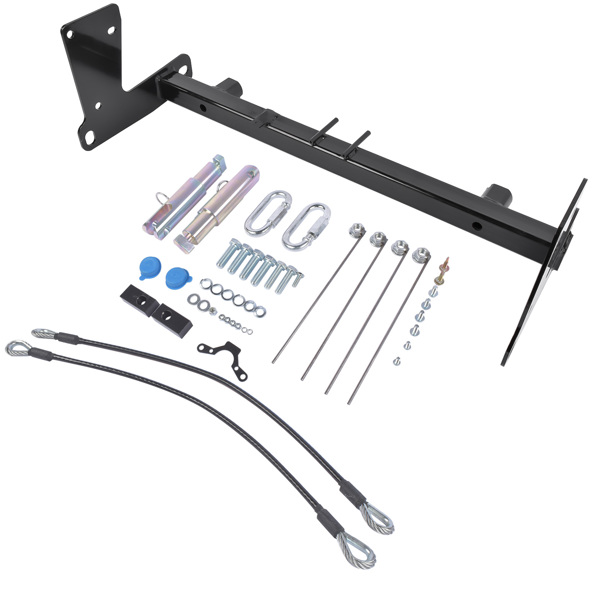 拖车底板支架 Tow Bar Base Plate Tow Bar Bracket For 18-23 Jeep Wrangler JL JLU Standard Bumpe-2