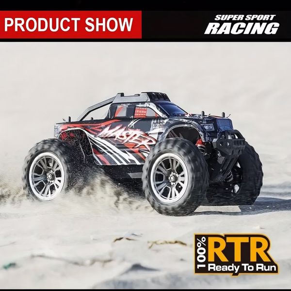  1：16比例遥控车，全地形带四轮驱动，高速电动漂移赛车，适合儿童，父母和孩子互动玩具,蓝色﻿﻿（禁售temu，周末不发货）-14