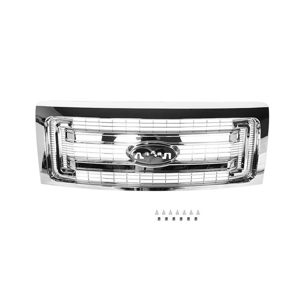中网格栅  Middle grille 2009-2014 Ford F-150 XLT for plating of DL 3 Z-8200-DA MT046013 (禁售亚马逊）(不支持无理由退货)-1
