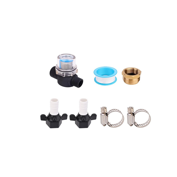 水泵 Red RV Fresh Water Pump 7GPM 70PSI, 12V DC Water Pump Five Chamber Self-Priming Diaphragm Water Pump with Heavy Duty Pressure Switch and Strainer-5