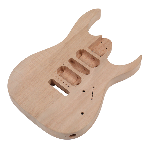 DIY 6 String 170 Style Electric Guitar Kits with Mahogany Body, Maple Neck and Accessories-5