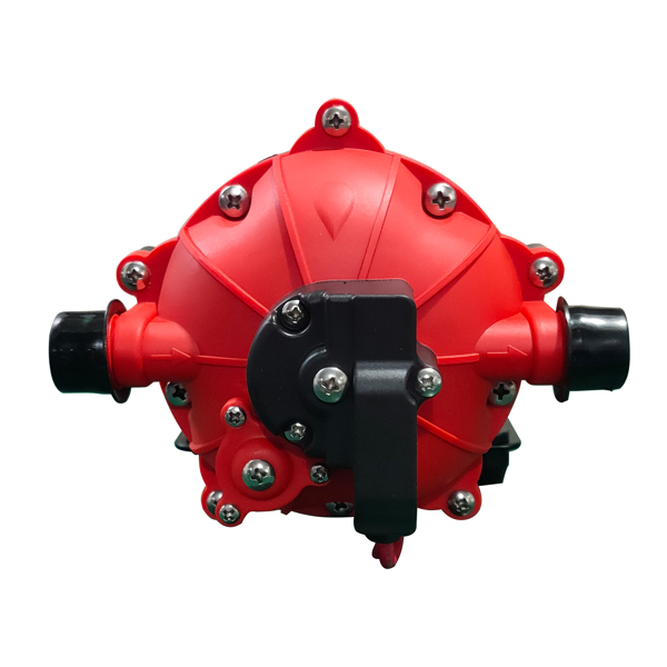 水泵 Red RV Fresh Water Pump 7GPM 70PSI, 12V DC Water Pump Five Chamber Self-Priming Diaphragm Water Pump with Heavy Duty Pressure Switch and Strainer-6