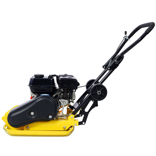 7.0HP 5500VPM MAX 气体振动压实力 20 x 14 英寸平板压实机，带内置轮子，符合 EPA 标准-6