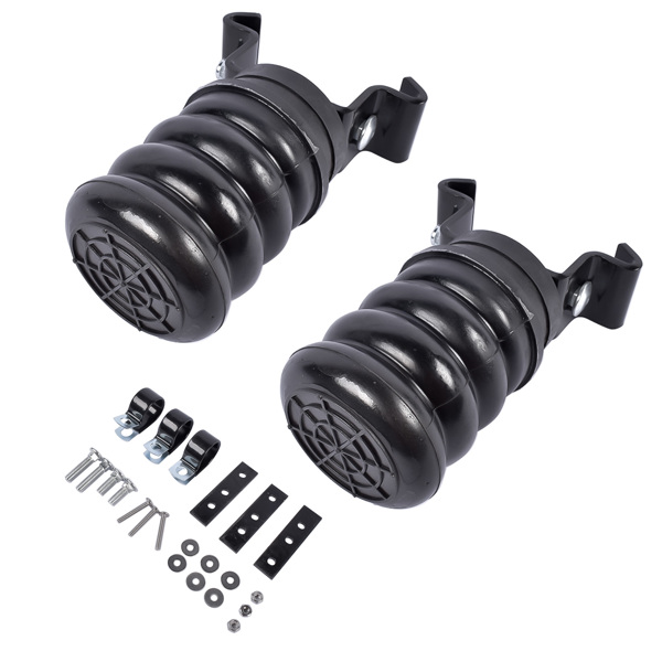2X Rear Black Trailer Helper Springs for Trailer Axle GAWR 5000-8500 TSS-107-47-3