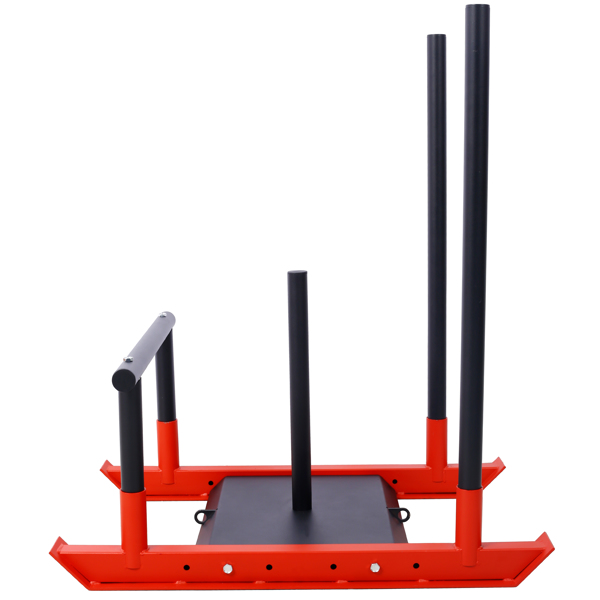 Weight Sled  Fitness Sled Fitness Strength Training Sled Speed Training Sled Heavy-Duty Weight Training Equipment for Muscle Building and Explosive Power  Suitable for 1"& 2" Weight Plate-8