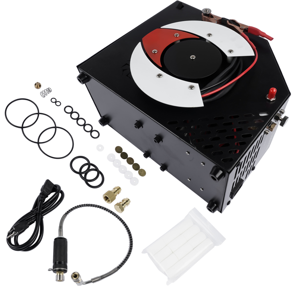PCP Air Compressor 350W PCP Airgun Compressor 30mpa or 4500PSI Auto Stop-6