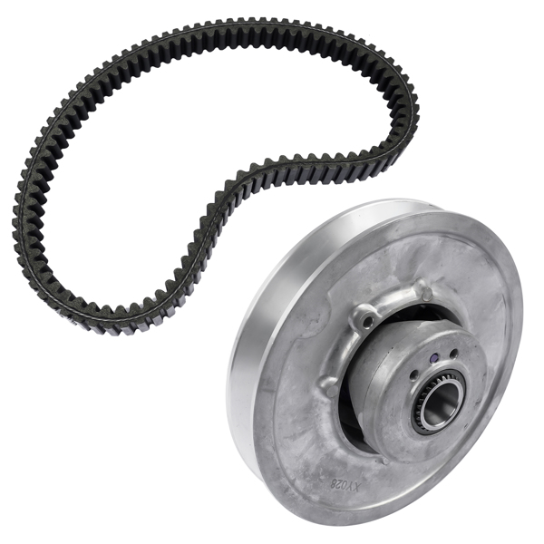 离合器 Secondary Driven Clutch with Belt for  2005-2018 Kawasaki Mule 600 610 SX KAF400 490940040 590110011-7