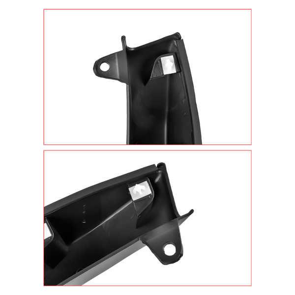轮眉 Front Left+Right Wheel Flare Molding For 2011-2018 Ram 4500 5500 6.4L 6.7L l6 1JX30RXFAB 1JX31RXFAB-9