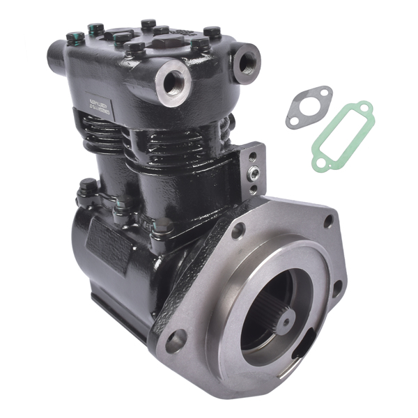 空气压缩机 Brake Air Compressor Assembly 286594X 108202 289533 for Caterpillar CAT 3306 Engine Black-2