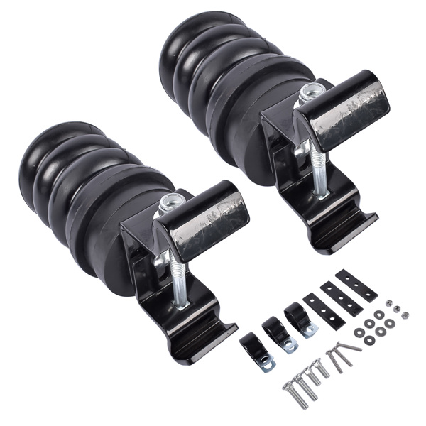 2X Rear Black Trailer Helper Springs for Trailer Axle GAWR 5000-8500 TSS-107-47-9