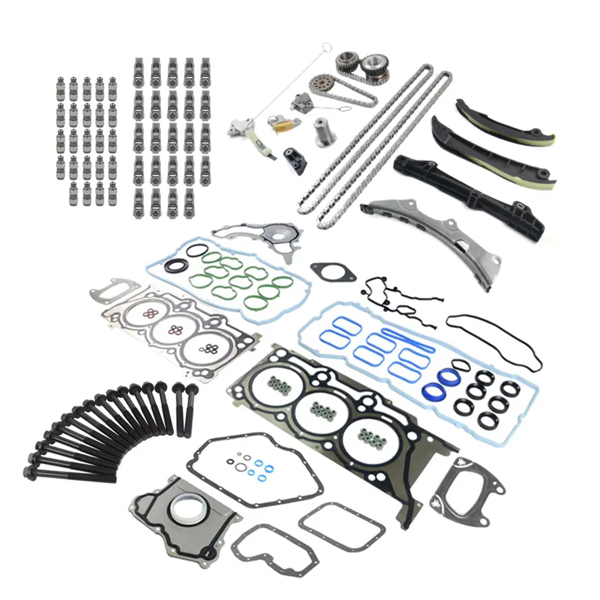 Engine Rebuild Timing Chain Gaskets Kit 2011-2015 Replacement for Chrysler Dodge Jeep Ram 3.6L 5184357AE 6509253AA 5184356AE-3