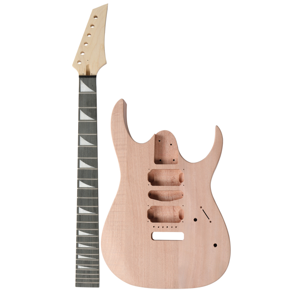 DIY 6 String 170 Style Electric Guitar Kits with Mahogany Body, Maple Neck and Accessories-16
