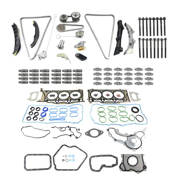 Engine Rebuild Timing Chain Gaskets Kit 2011-2015 Replacement for Chrysler Dodge Jeep Ram 3.6L 5184357AE 6509253AA 5184356AE-4
