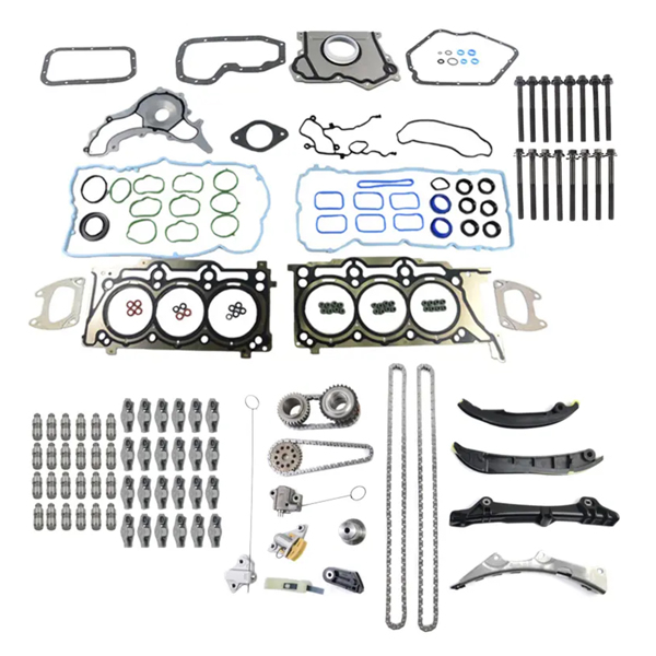 Engine Rebuild Timing Chain Gaskets Kit 2011-2015 Replacement for Chrysler Dodge Jeep Ram 3.6L 5184357AE 6509253AA 5184356AE-1