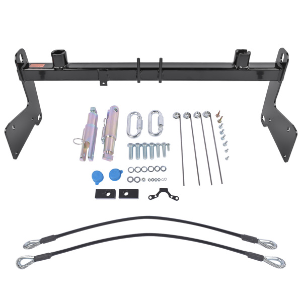 拖车底板支架 Tow Bar Base Plate Tow Bar Bracket For 18-23 Jeep Wrangler JL JLU Standard Bumpe-1