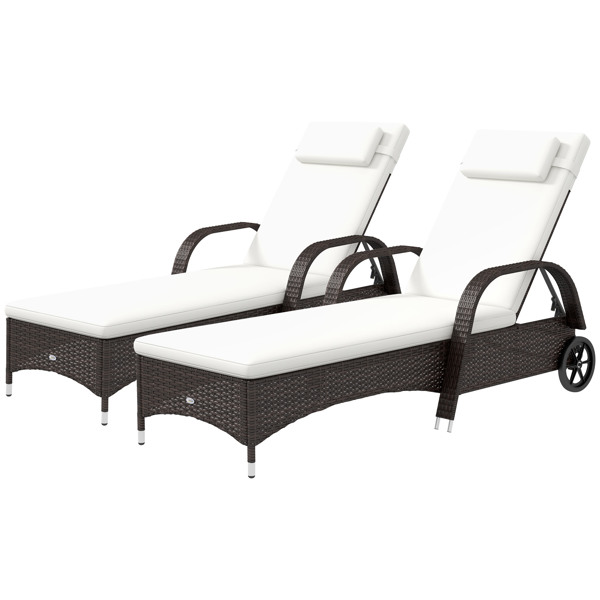 Rattan Chaise Lounge Chair-1